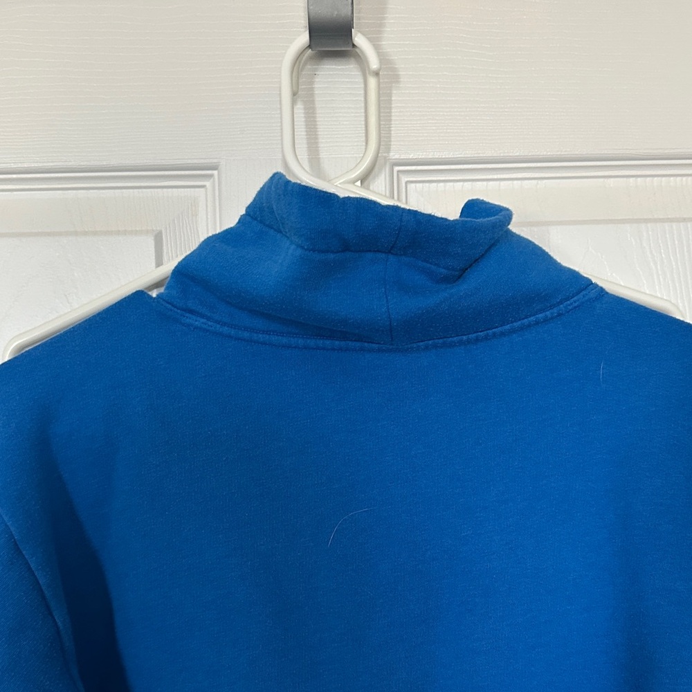 PINK Victoria's Secret Blue Sweatshirt with Black Accents - Picture 4 of 5